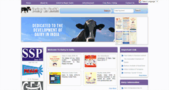 Desktop Screenshot of dairyinindia.com